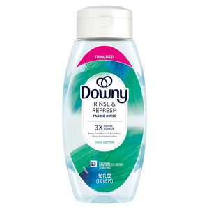Downy Rinse & Refresh Laundry Odor Remover and Fabric Softener, Cool Cotton, 16 Fl Oz, 16 Fl Oz (Packaging May Vary)