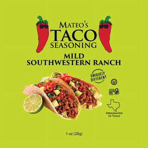 Mateo'S Taco Seasoning Mild Southwestern Ranch