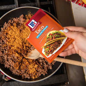 Mccormick 30% Less Sodium Taco Seasoning Mix, 1 Oz Envelope