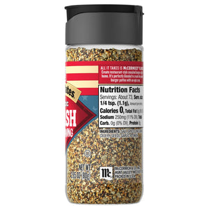 Mccormick Grill Mates Gluten Free Smash Burger Seasoning, 2.85 Oz Bottle