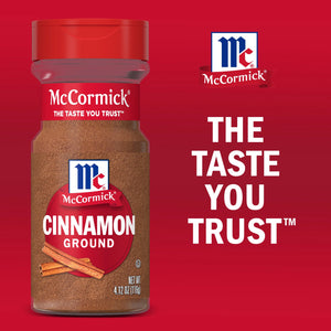Mccormick Kosher Ground Cinnamon, 4.12 Oz Bottle