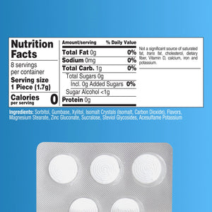 Therabreath  Breath Chewing Gum for Adults, Icy Mint Flavor, Sugar-Free with Xylitol, 3 Pack