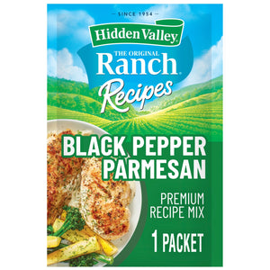 Hidden Valley Ranch Night Black Pepper Parmesan Premium Seasoning Mix, 1 Oz