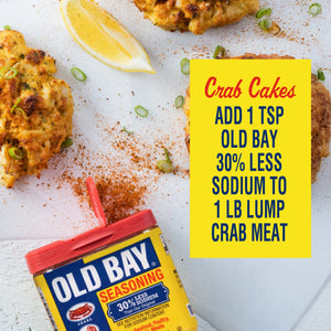 OLD BAY Gluten Free 30% Less Sodium Seasoning, 2 Oz Can