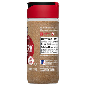 Mccormick Kosher Celery Salt, 4 Oz Bottle