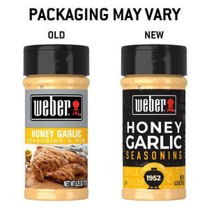 Weber Honey Garlic Seasoning and Rub, 6.25 Oz