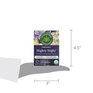 Traditional Medicinals, Organic Nighty Night, Tea Bags, 16 Count