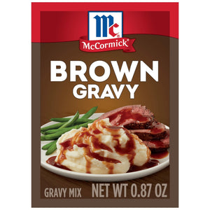 Mccormick Brown Gravy Mix No Artificial Flavors, 0.87 Oz Envelope