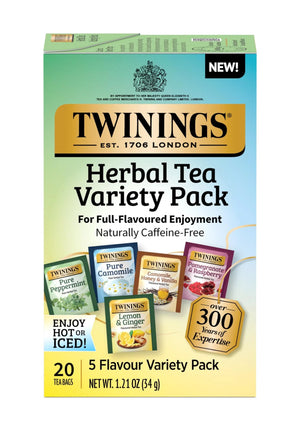 Twinings Herbal Tea Variety Pack 20 Ct