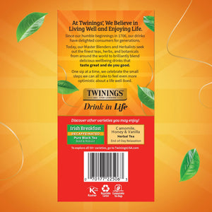 Twinings English Breakfast Decaffeinated Pure Black Tea Bags, 50 Count Box
