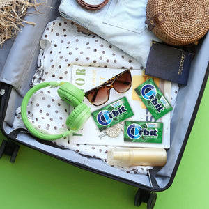 Orbit Spearmint Sugar Free Chewing Gum Travel Essentials - 3 Ct Pack