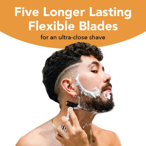 BIC Flex 5 Men'S 5-Blade Disposable Razor, Smooth Shave, 10 Count