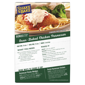 Shake 'N Bake Parmesan Crusted Seasoned Coating Mix, 4.75 Oz Box, 2 Ct Packets
