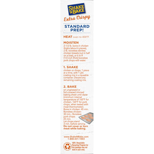 Shake 'N Bake Extra Crispy Seasoned Coating Mix, 5 Oz Box, 2 Ct Packets