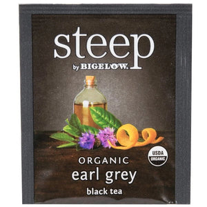 Steep Organic Black Tea, Earl Grey, Tea Bags, 20 Ct