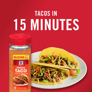 Mccormick Original Taco Seasoning Mix, 8.5 Oz Bottle