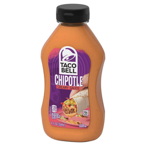 Taco Bell Creamy Chipotle Sauce, 12 Fl Oz Bottle