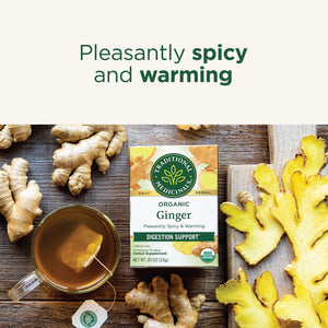 Traditional Medicinal Ginger, Organic Tea Bags, 16 Count