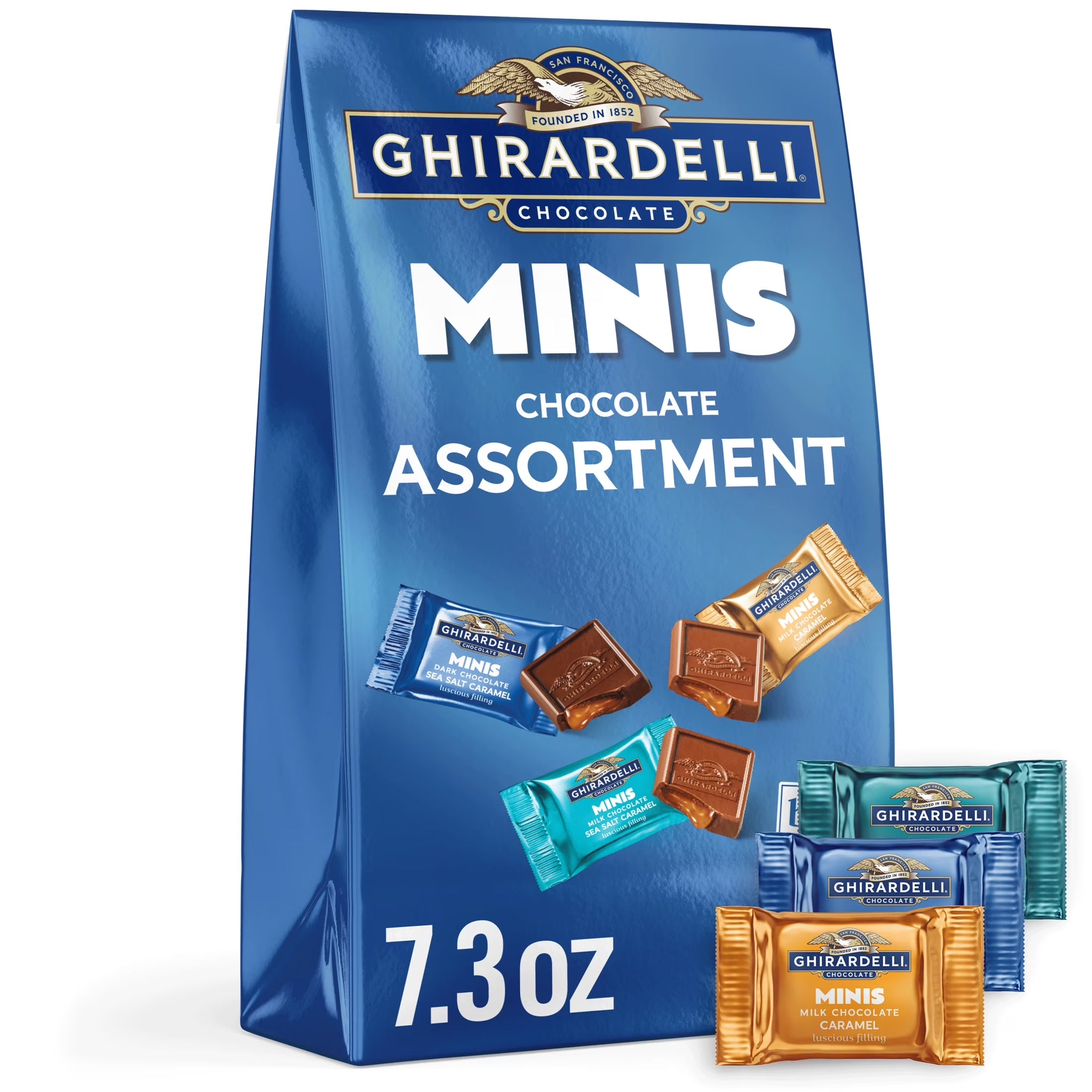 GHIRARDELLI Chocolate Candy Minis Assortment, 7.3 Oz Bag