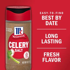 Mccormick Kosher Celery Salt, 4 Oz Bottle