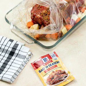 Mccormick Bag 'N Season Pot Roast Cooking & Seasoning Mix, 0.81 Oz Envelope