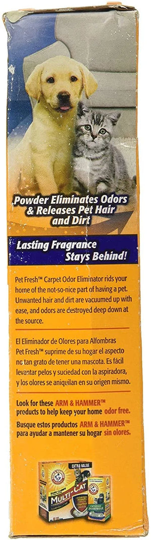 Arm and Hammer Pet  Carpet Odor Eliminator plus Oxi Clean Dirt Fighters, 30 Ounce Pack of 2, 60 Ounce Total