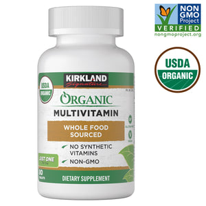 Kirkland Signature USDA Organic Multivitamin, 80 Coated Tablets