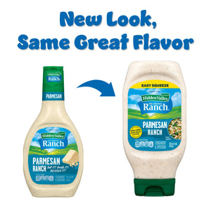 Hidden Valley Parmesan Ranch Topping and Dressing, 16 Fluid Ounce Bottle