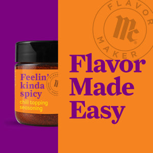Mccormick Flavor Maker Chili Topping Seasoning, 4.4 Oz Jar