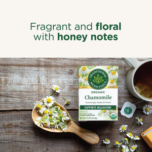 Traditional Medicinal Chamomile, Herbal Tea Bags, 16 Count