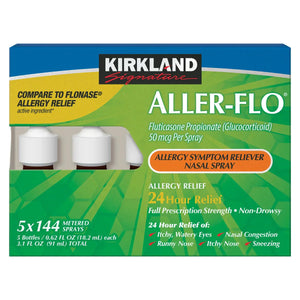 K.S.Signature Aller-Flo Fluticasone 50 Mcg Allergy Spray, 720 Sprays | Compare To Flonase Active Ingredients 