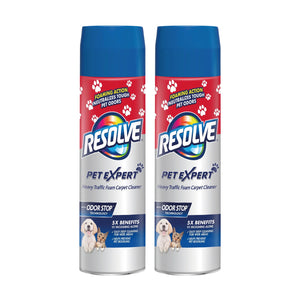 Resolve Pet Expert High Traffic Area, Carpet Foam, 22 Oz (Pack of 2)