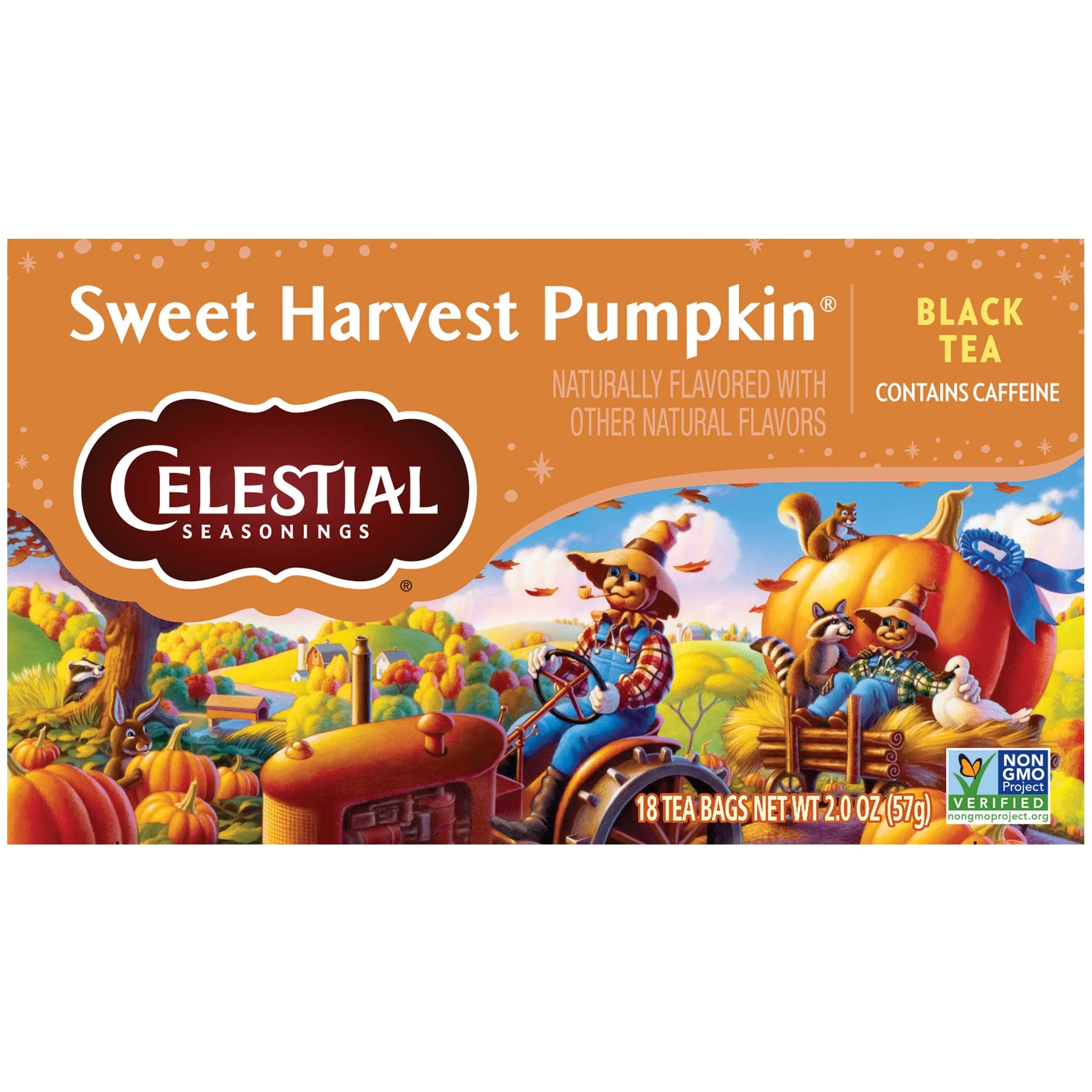 Celestial Seasonings Sweet Harvest Pumpkin Black Tea Bags (18 Count)