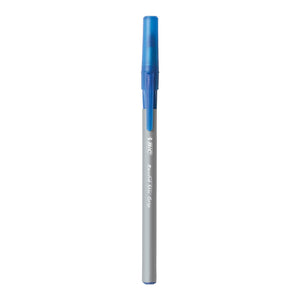 BIC round Stic Grip Xtra Life Ball Pen, Medium Point (1.2Mm), Blue, 36-Count