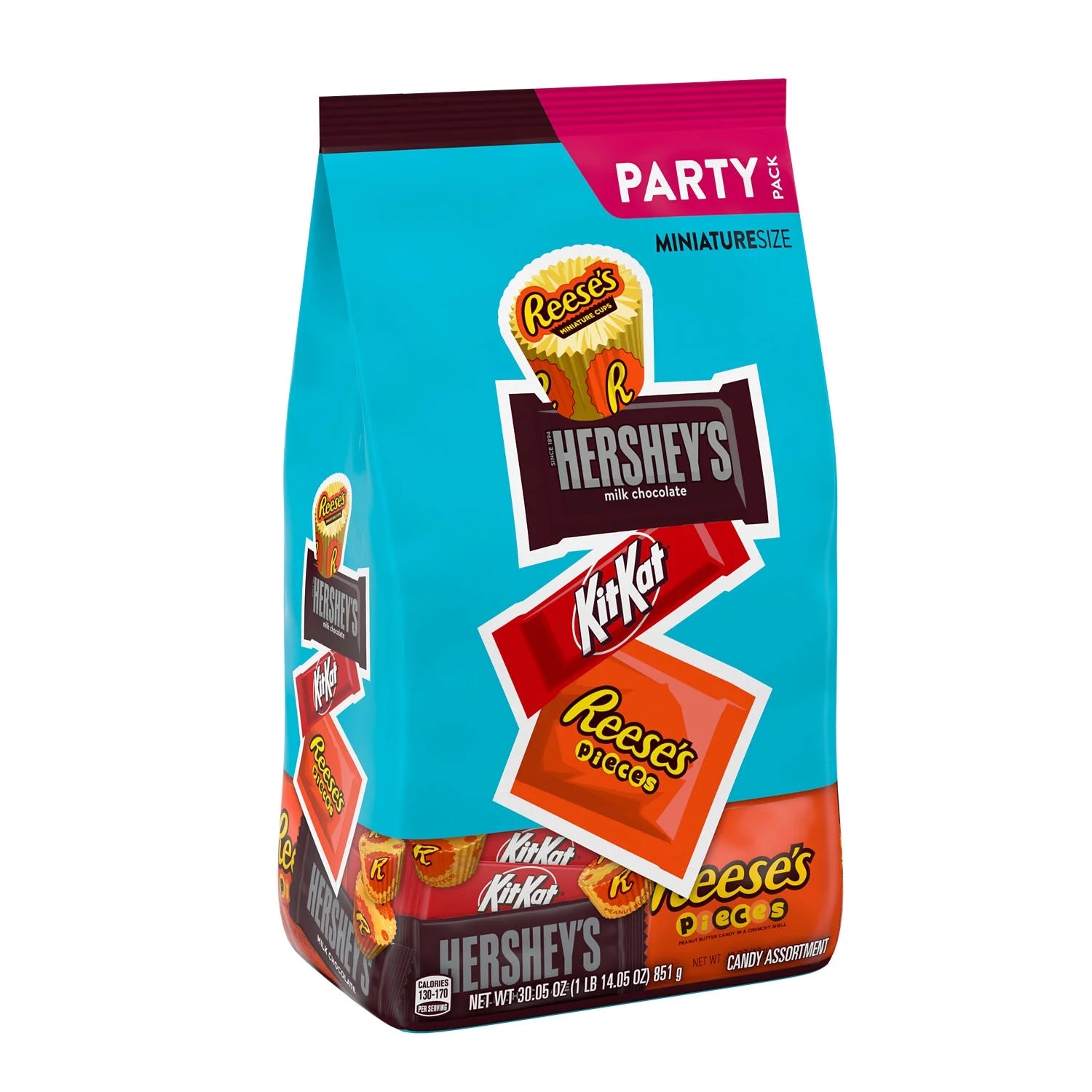 HERSHEY'S, KIT KAT® and REESE'S Assorted Flavored Candy Party Pack, 30.05 Oz
