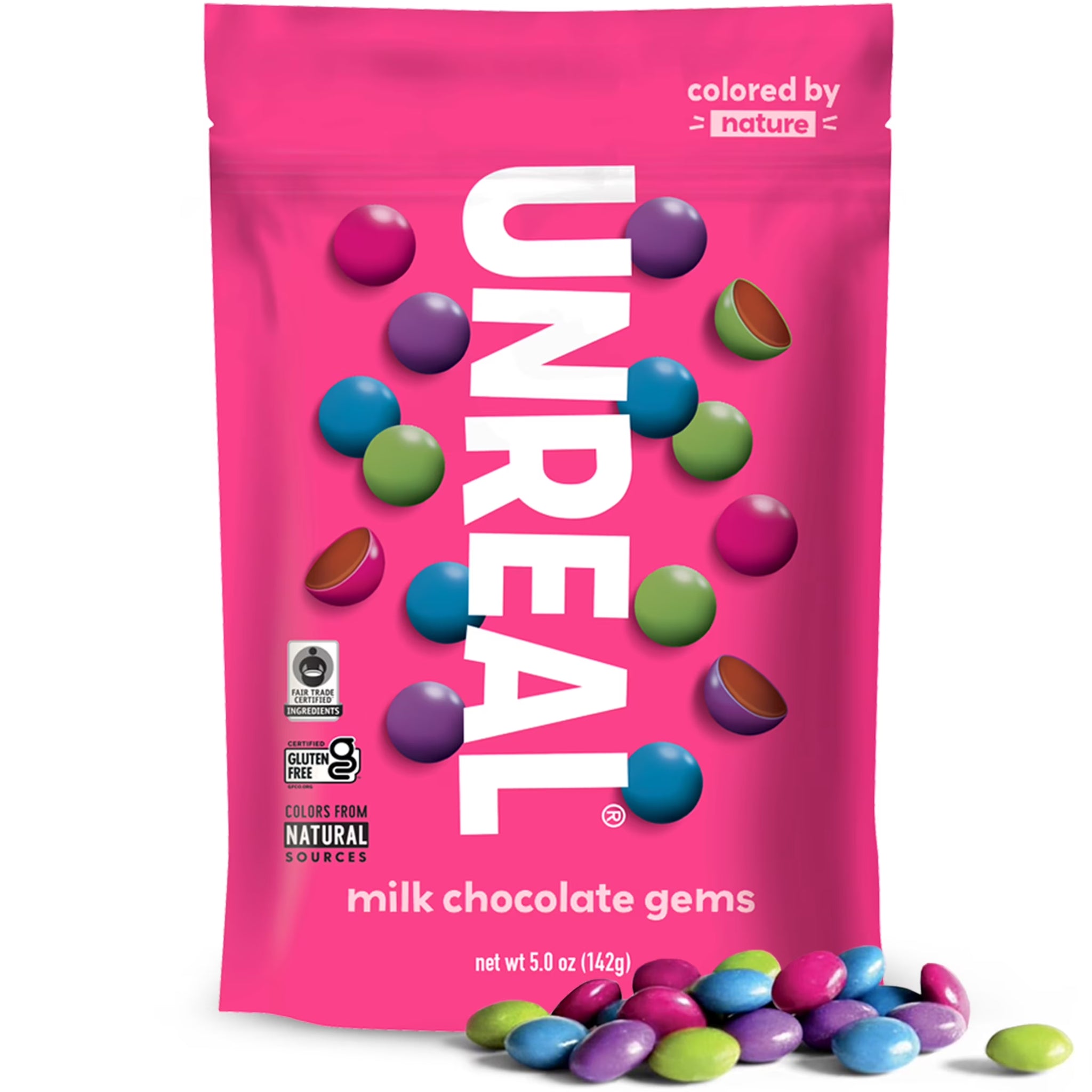UNREAL Milk Chocolate Gems, 5 Oz