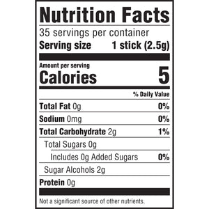 Wrigley'S Doublemint Mint Gum Sugar Free Chewing Gum - 35 Stick