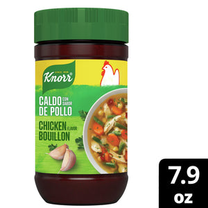 Knorr Granulated Bouillon Chicken Flavor Cholesterol-Free Powder, 7.9 Oz Jar