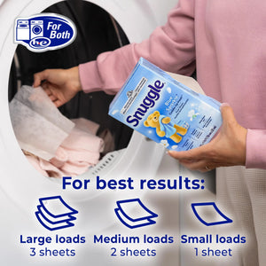 Snuggle Fabric Softener Dryer Sheets, Blue Sparkle, 200 Count