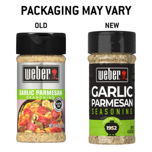 Weber Garlic Parmesan Seasoning, Gluten Free, 4.3 Oz