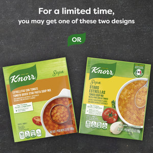 () Knorr Sopa Tomato Based Star Pasta Soup Mix, 3.5 Oz Pouch