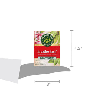 Traditional Medicinals Tea, Breathe Easy, Tea Bags, 16 Count