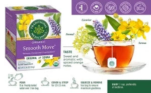 Traditional Medicinals, Organic Smooth Move, Tea Bags, 32 Count