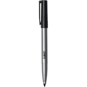 BIC Ecolutions Fine Permanent Markers, Recycled Plastic, Black, 36-Count Pack