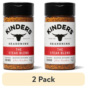 (2 Pack) Kinder'S the Steak Blend Seasoning, 6.2 Oz