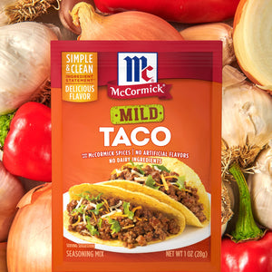 Mccormick Mild Taco Seasoning Mix, 1 Oz Envelope