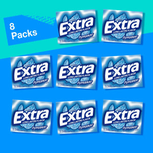 Orbit White Peppermint Sugar Free Chewing Gum, Value Pack - 120 Ct Bag