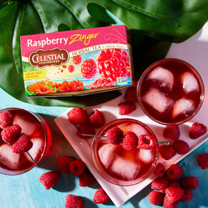 () Celestial Seasonings Raspberry Zinger Caffeine-Free Herbal Tea Bags (20 Count)