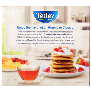 Tetley Classic Blend Rich Black Tea, 100 Count Tea Bags