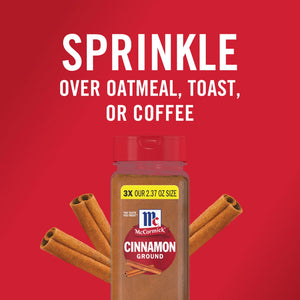Mccormick Kosher Ground Cinnamon, 7.12 Oz Bottle